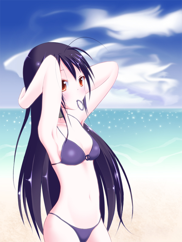 kuroyukihime (accel world) drawn by haru_(tropical_palette)