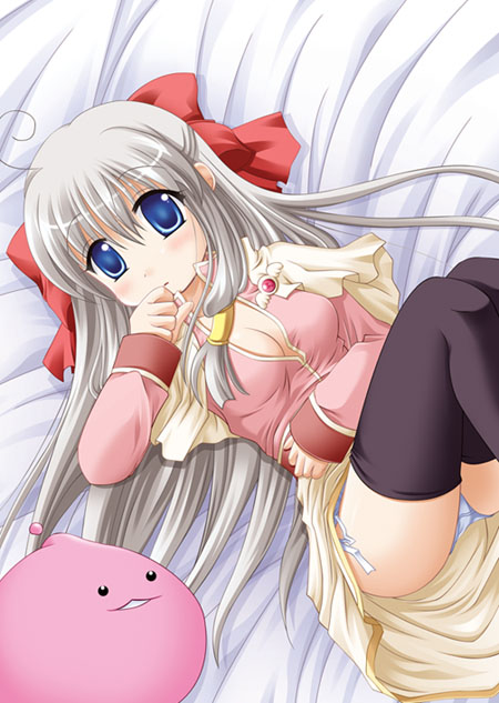 poring and acolyte (ragnarok online) drawn by furukawa_lemon