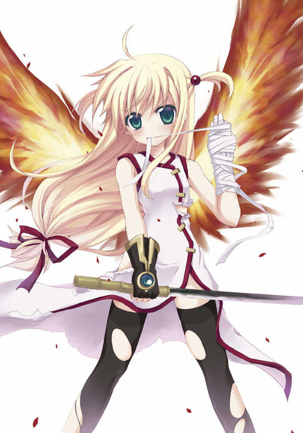 arisa bunnings and burning arisa (lyrical nanoha and 1 more) drawn by minamura_haruki