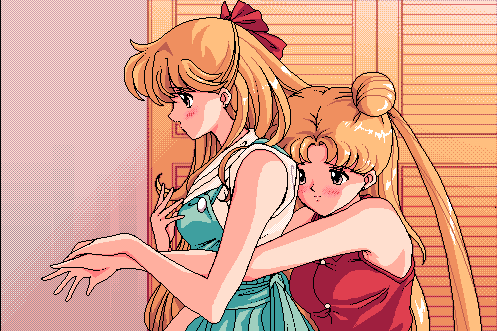 tsukino usagi and aino minako (bishoujo senshi sailor moon) drawn by mermaid_(artist)
