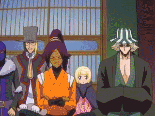 shihouin yoruichi, inoue orihime, kurosaki ichigo, abarai renji, ishida uryuu, and 5 more (bleach)