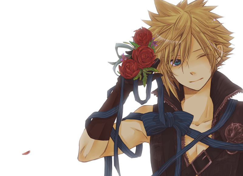 cloud strife (final fantasy and 1 more) drawn by shichimiso