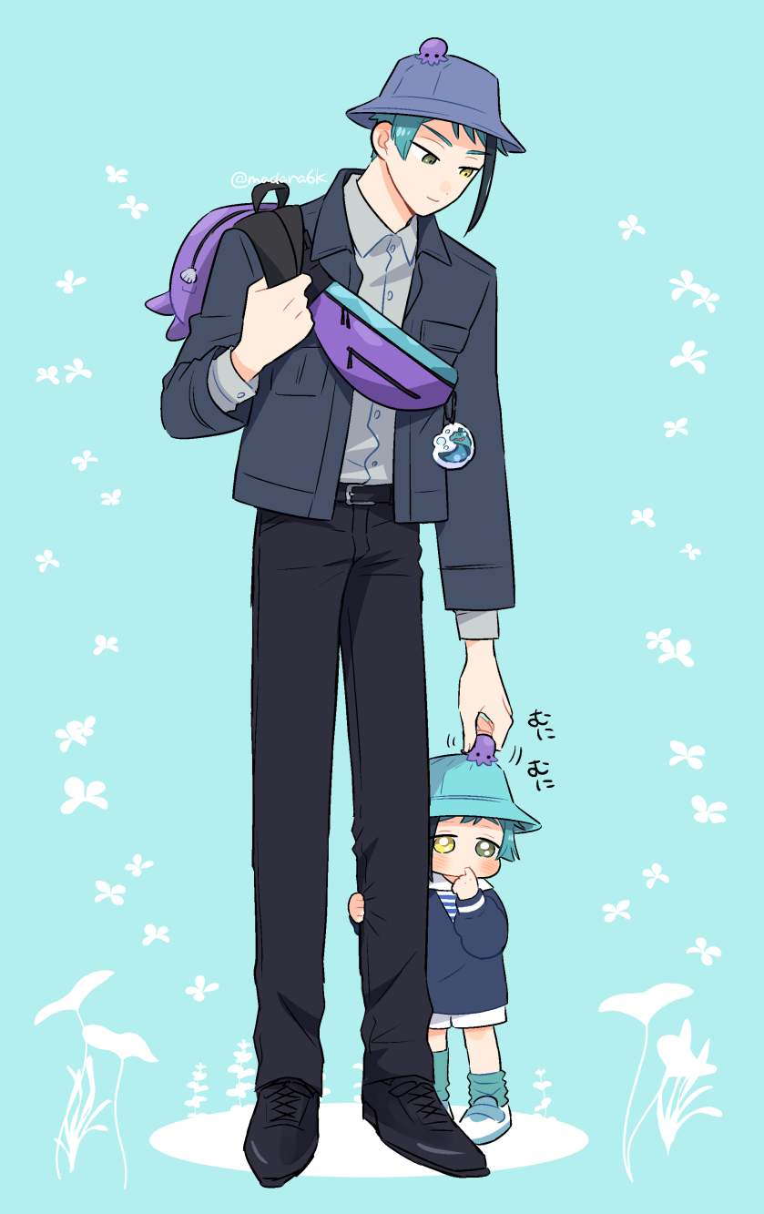 floyd leech and jade leech (twisted wonderland) drawn by madara6k