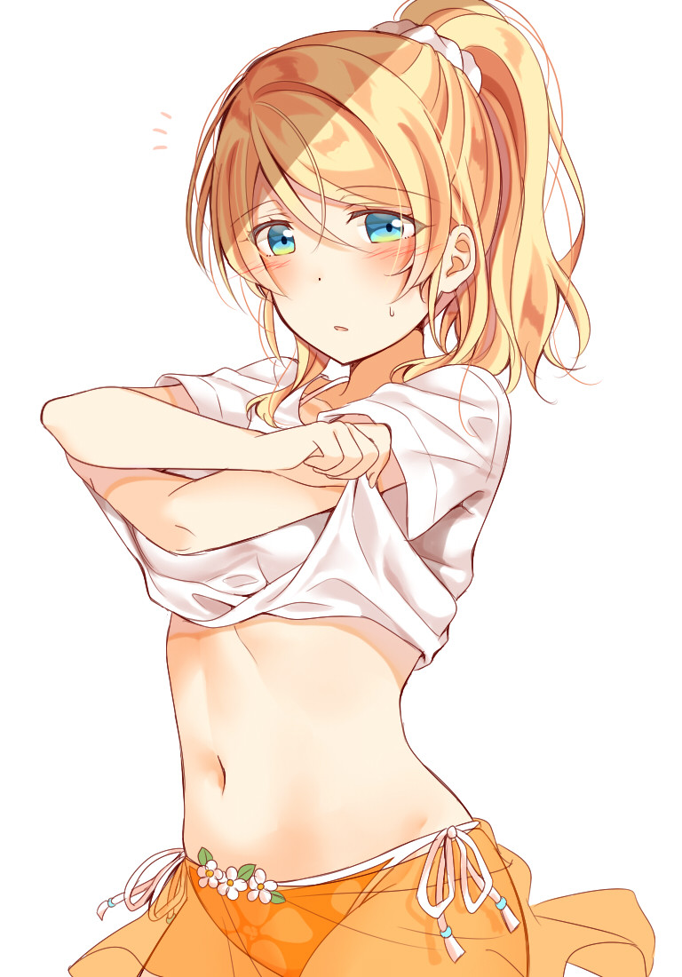 ayase eli (love live! and 1 more) drawn by mogu_(au1127)