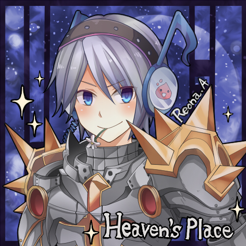 poring and rune knight (ragnarok online) drawn by reona_amane
