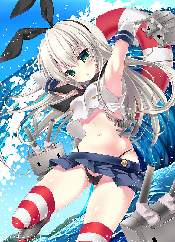 shimakaze and rensouhou-chan (kantai collection) drawn by kino_(kino_konomi)