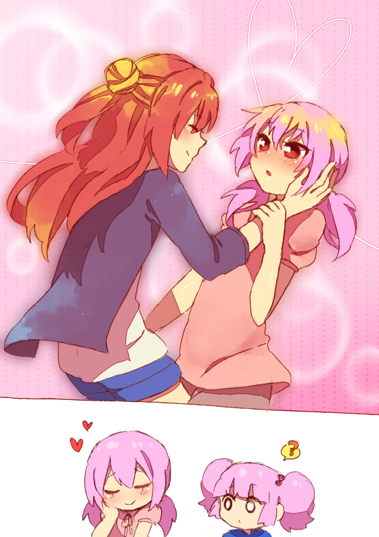 yoshikawa chinatsu, akaza akane, and yoshikawa tomoko (yuruyuri) drawn by soiri_(us)