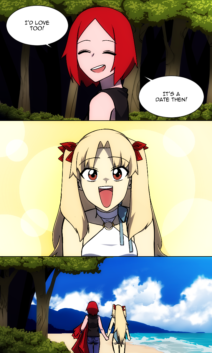 ereshkigal, space ereshkigal, and omaira (original and 2 more) drawn by lazyartlazy12