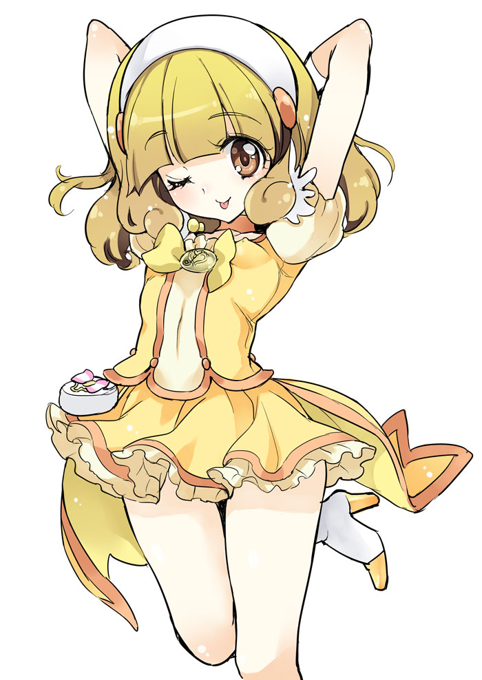 kise yayoi and cure peace (precure and 1 more) drawn by yukiwo