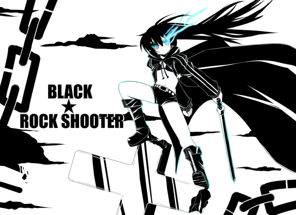black rock shooter (black rock shooter) drawn by mad_(hazukiken)
