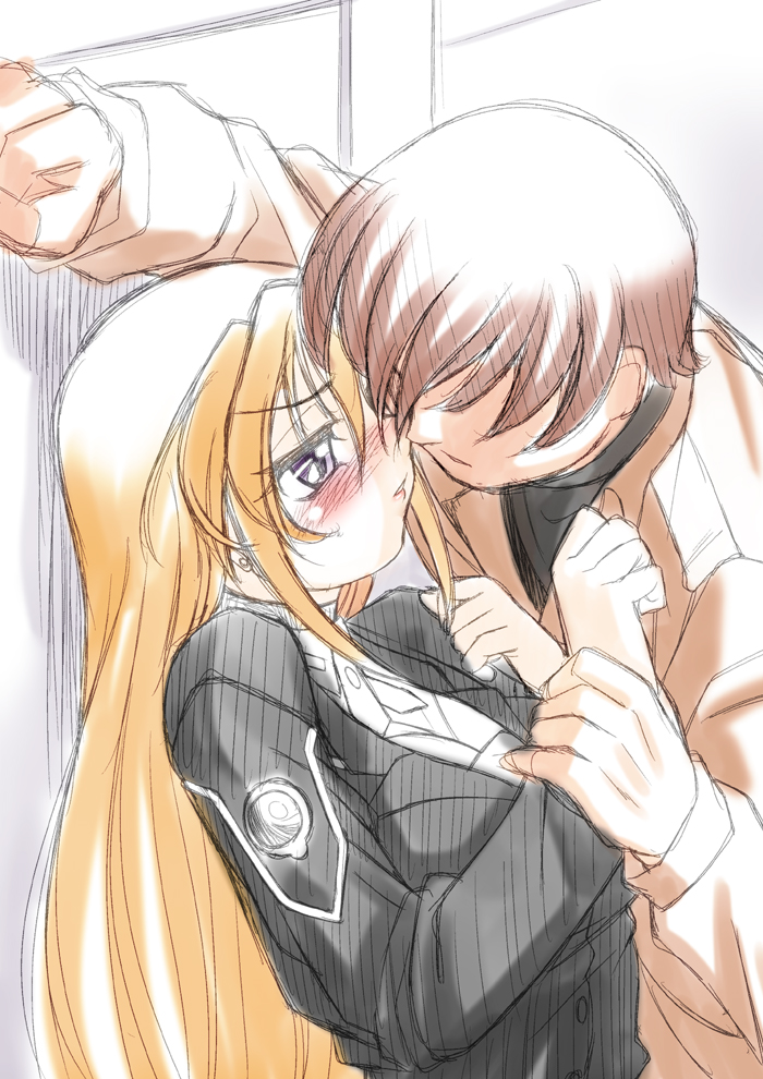 teana lanster and vice granscenic (lyrical nanoha and 1 more) drawn by sakura_ryuuken
