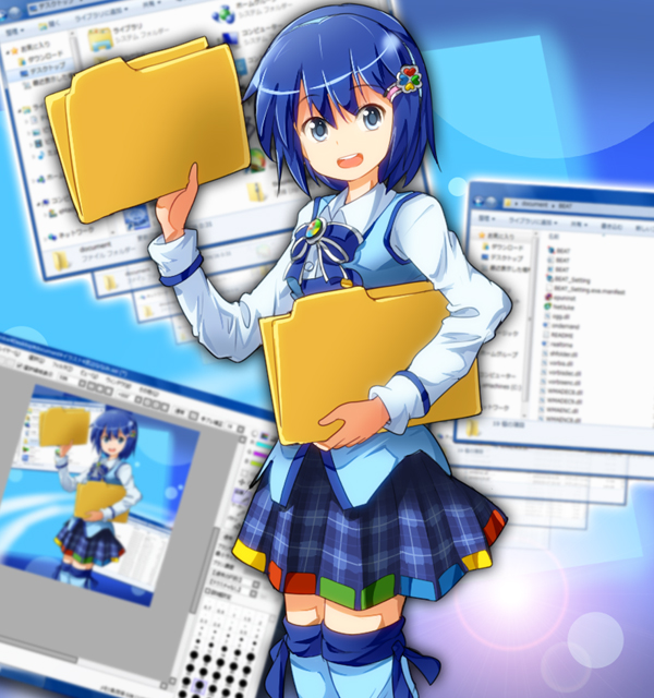madobe nanami and 7-tan (os-tan and 2 more) drawn by ruu_(tksymkw)