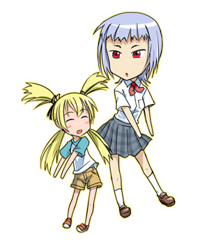 koiwai yotsuba, miyu greer, and alyssa searrs (my-hime and 1 more) drawn by urokozuki