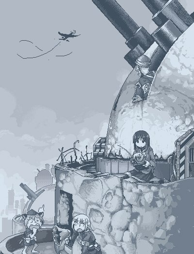 suicidal girl and michi (original) drawn by hamsterfragment