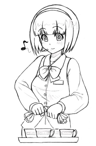 otonashi kotori (idolmaster and 1 more) drawn by tanisi_(hosimade)