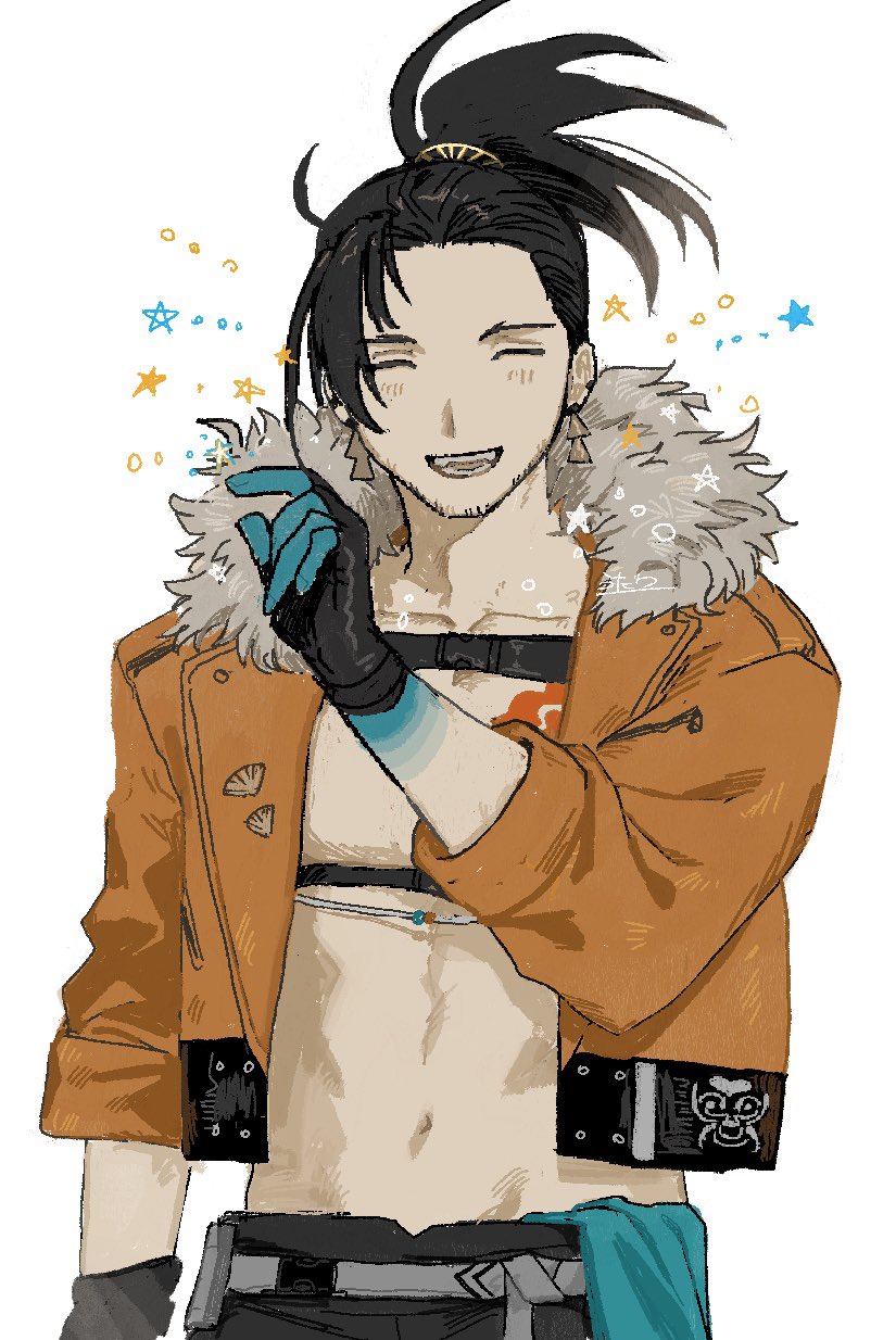 josuiji shinri (holostars and 1 more) drawn by koma1-nu