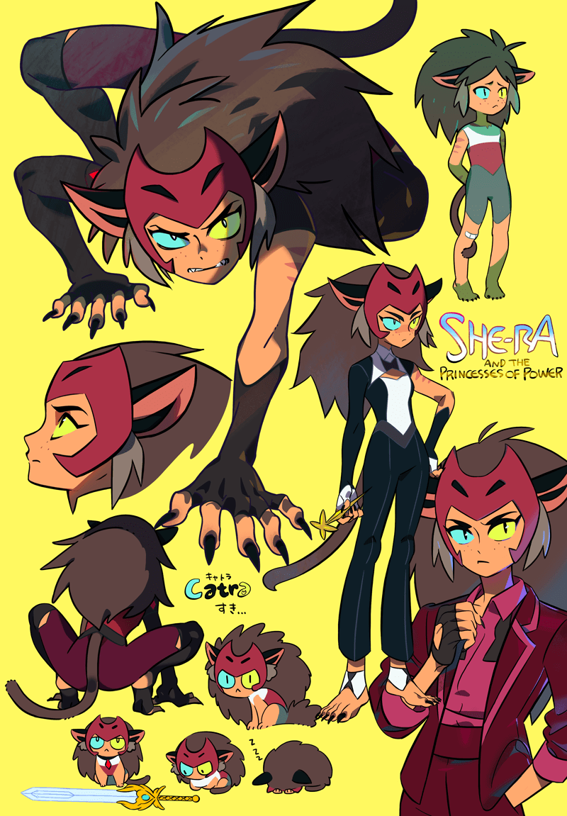 catra (she-ra and the princesses of power and 1 more) drawn by take_(takegarou)