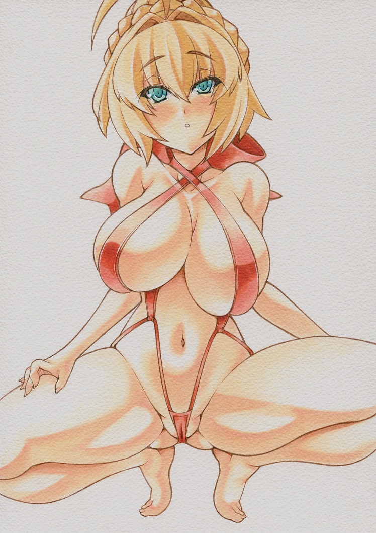 nero claudius (fate and 1 more) drawn by yutakasan-love