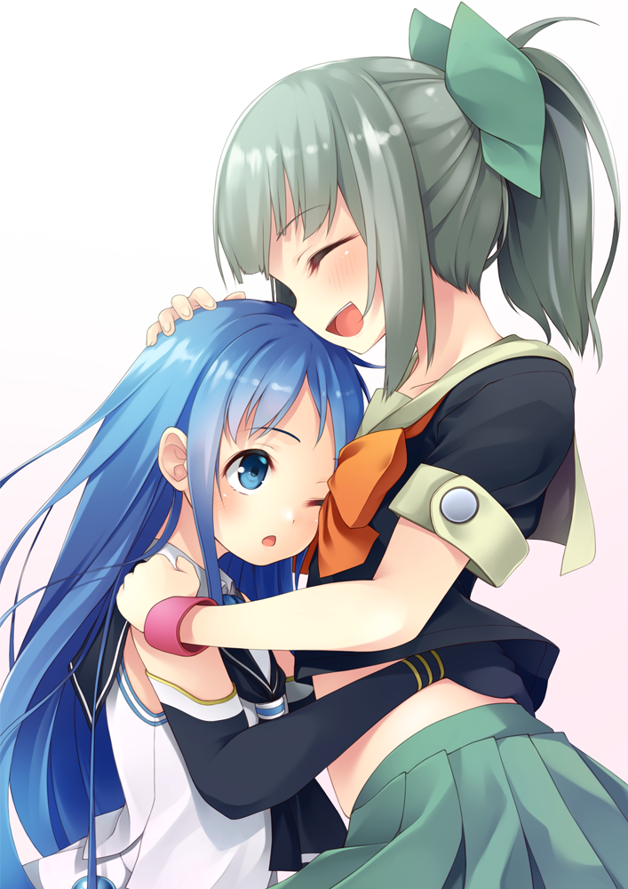 samidare and yuubari (kantai collection) drawn by mofu_namako