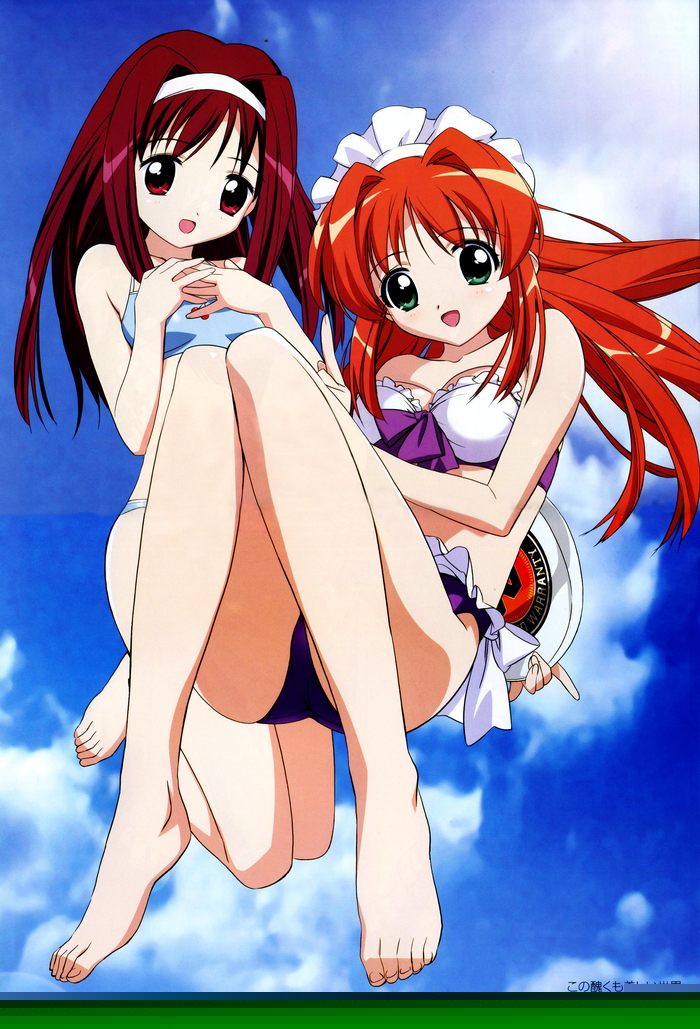 hikari and akari (kono minikuku mo utsukushii sekai) drawn by takamura_kazuhiro