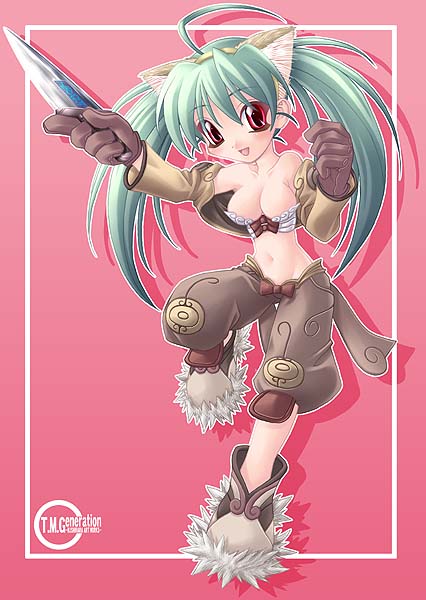 thief and memeko (ragnarok online and 1 more) drawn by ishihara_masumi