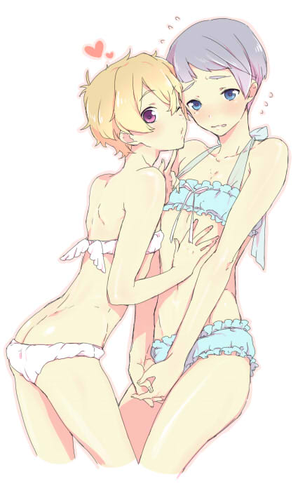 hazuki nagisa and nitori aiichirou (free!) drawn by mery-chan