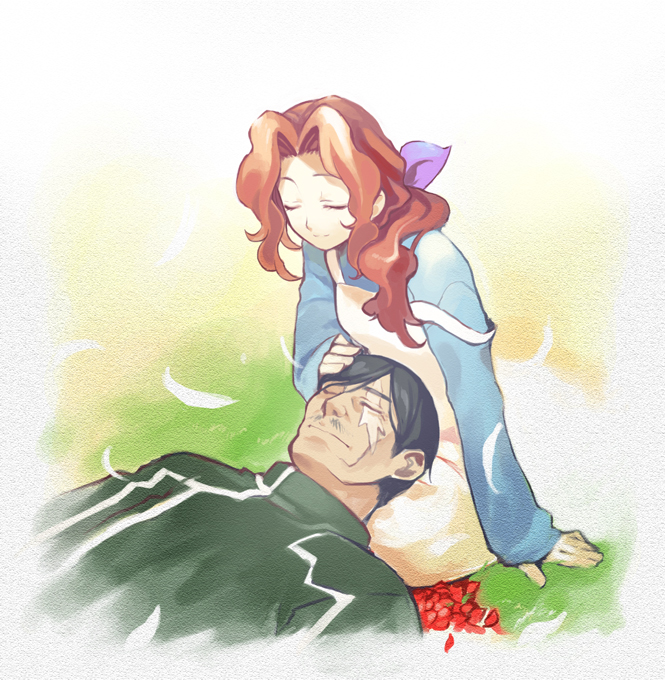 sergei smirnov and holly smirnov (gundam and 1 more) drawn by shigehiro_(hiroi_heya)