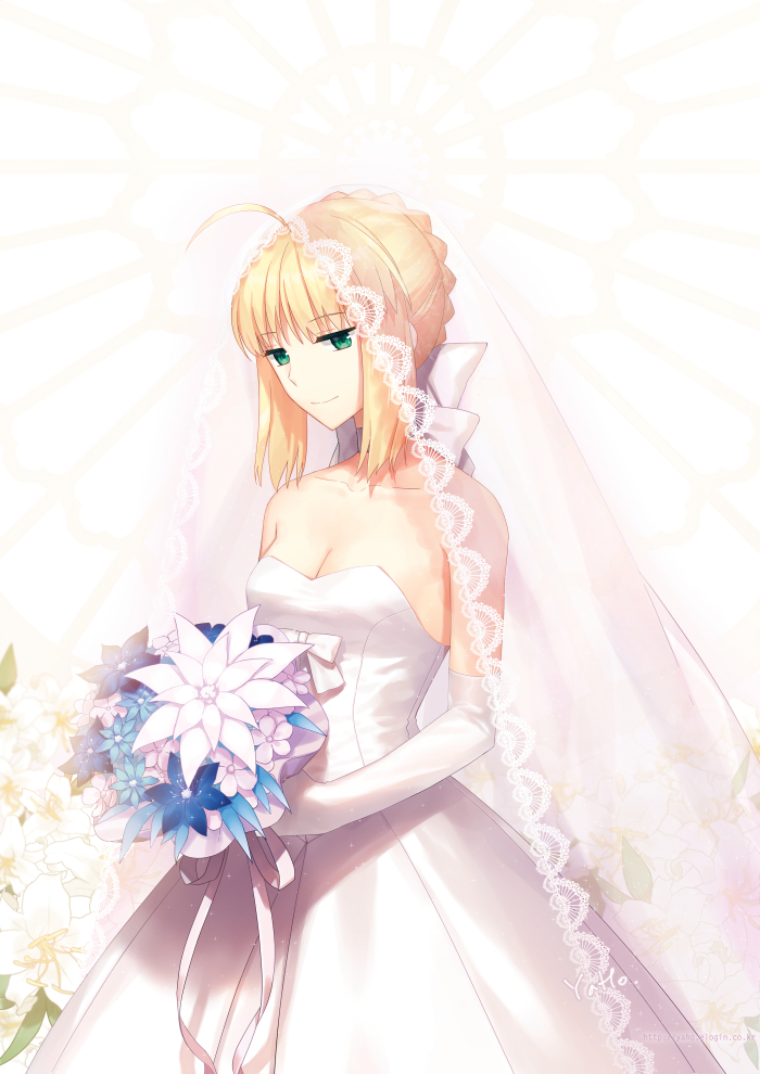 artoria pendragon and saber (fate and 1 more) drawn by yaho_(yaho0211)