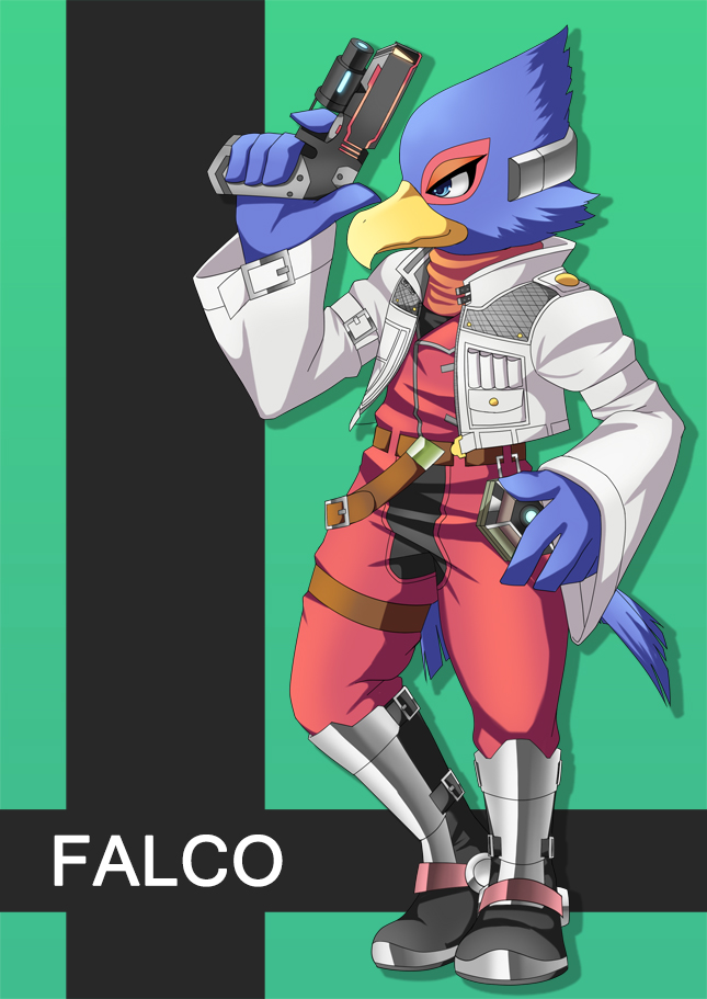 falco lombardi (super smash bros. and 1 more) drawn by minamo25