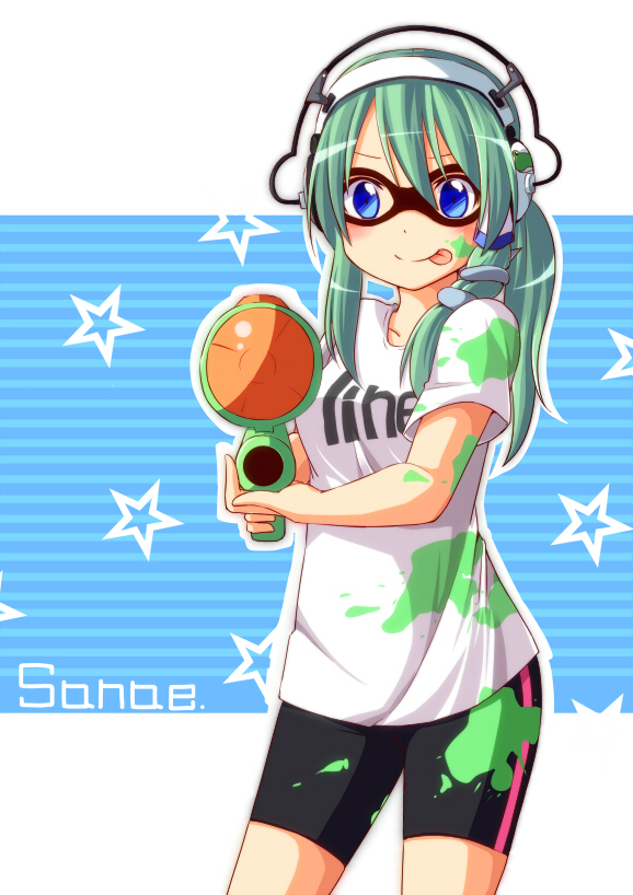 kochiya sanae (touhou and 2 more) drawn by nitizyo