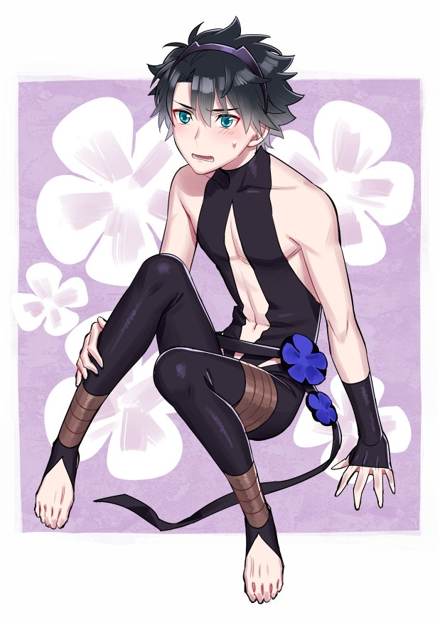 fujimaru ritsuka and hassan of serenity (fate and 1 more) drawn by ar_(rikuesuto)