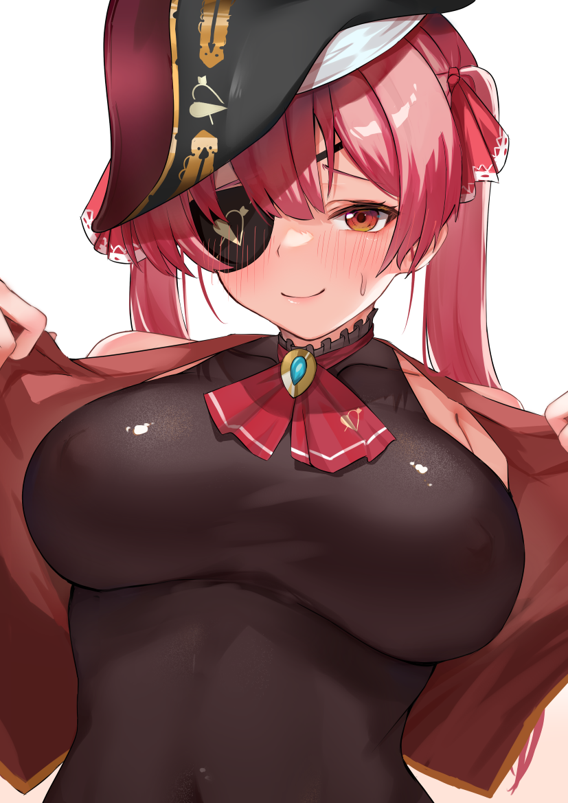 houshou marine (hololive) drawn by neko_no_suke_(nekoneco118)