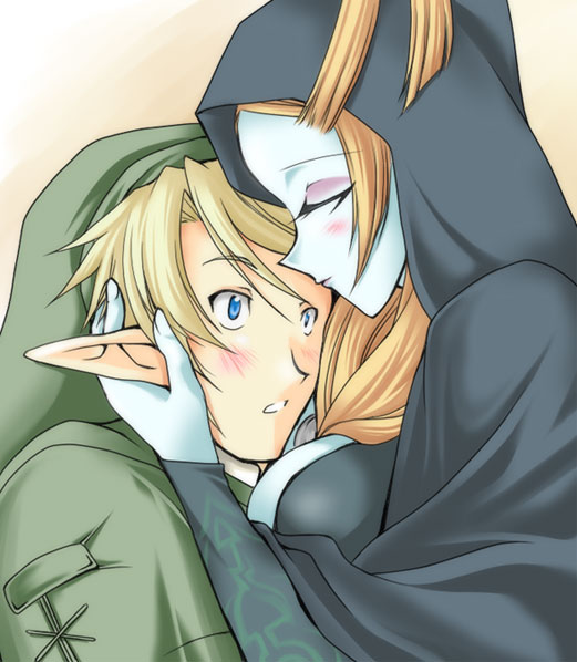 link and midna (the legend of zelda and 1 more) drawn by microspace