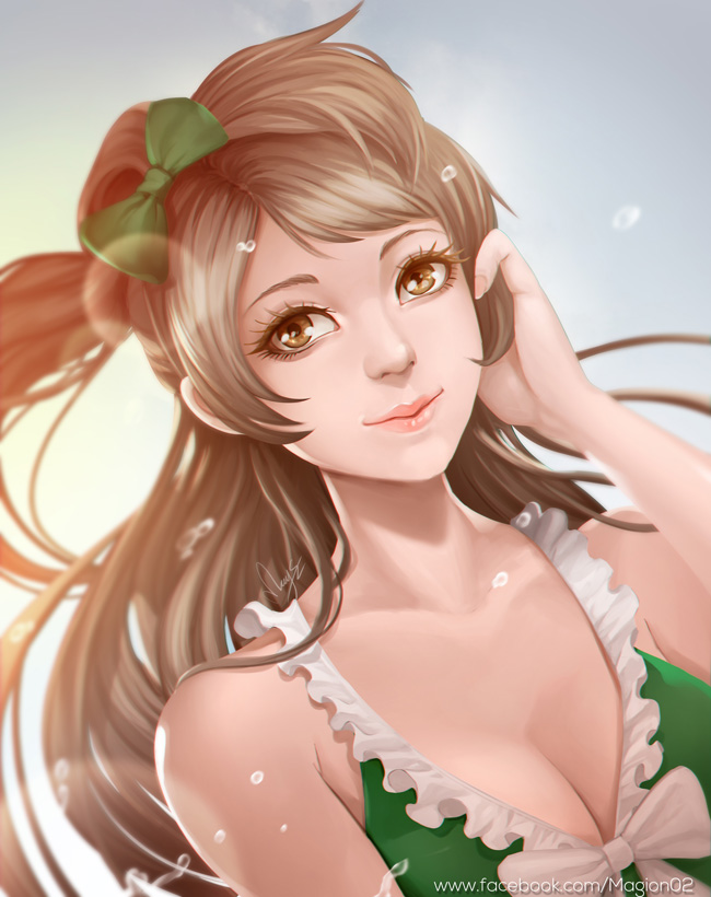 minami kotori (love live! and 1 more) drawn by magion02