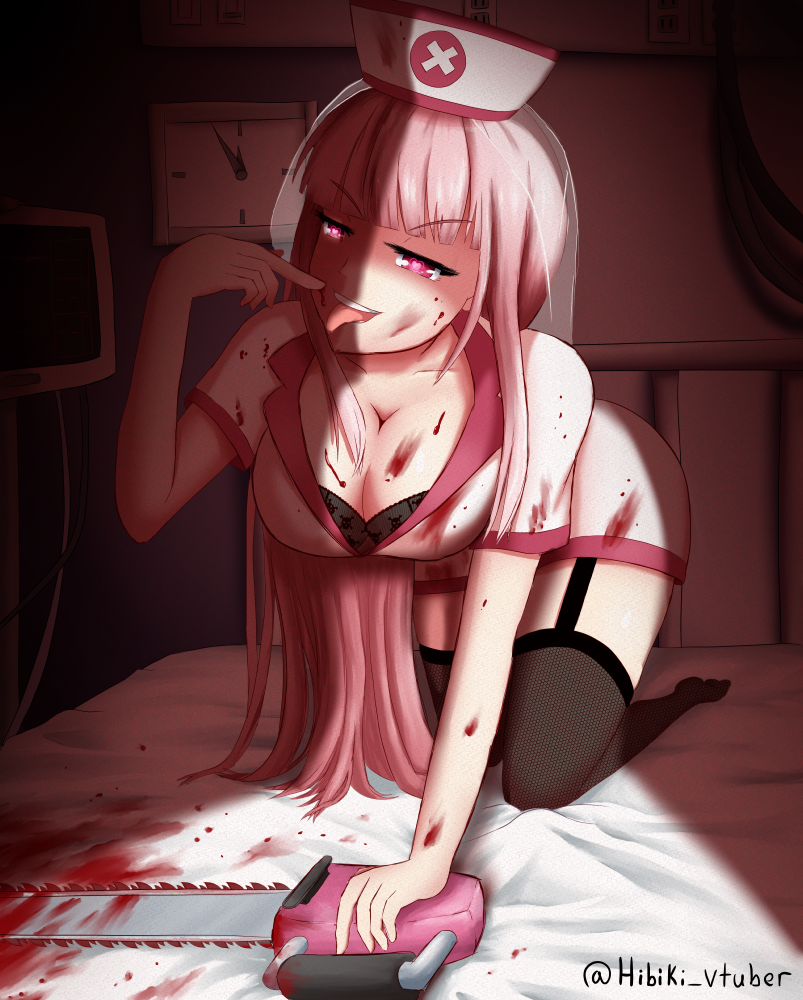 mori calliope (hololive and 1 more) drawn by dan_hibiki