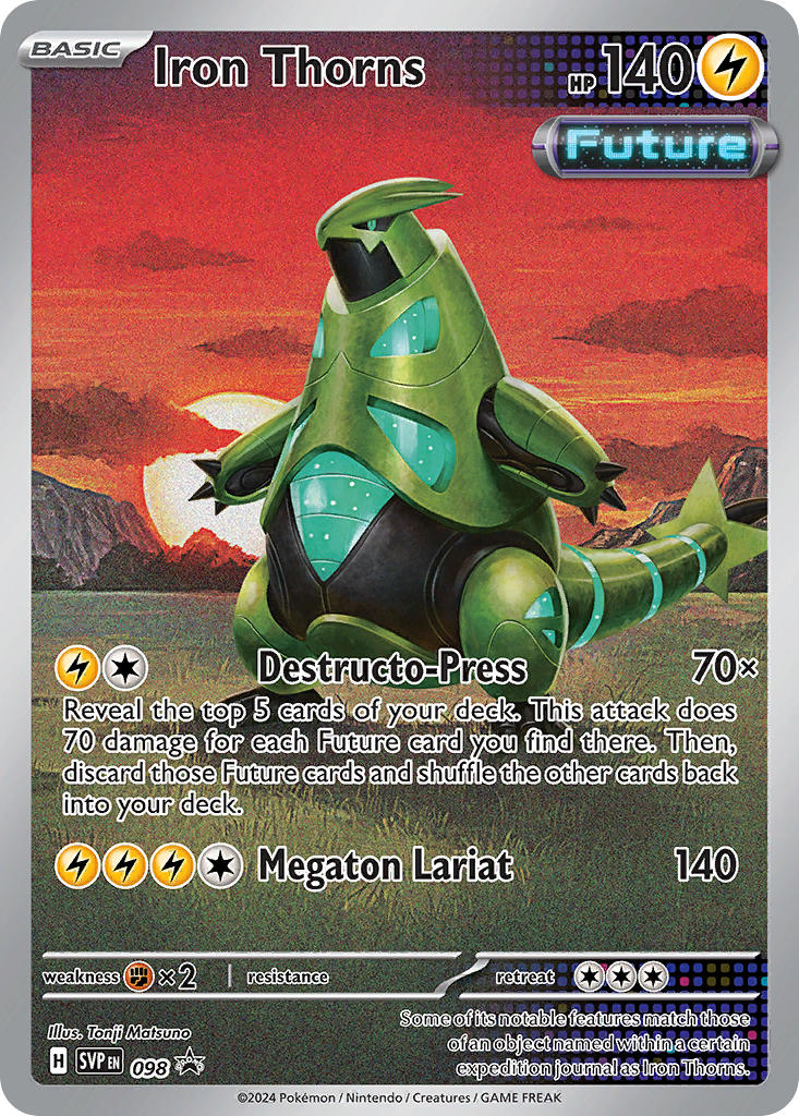 iron thorns (pokemon and 1 more) drawn by matsuno_tonji