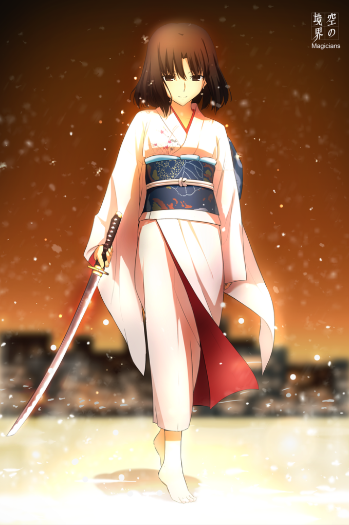 ryougi shiki and void shiki (kara no kyoukai) drawn by magicians_(zhkahogigzkh)
