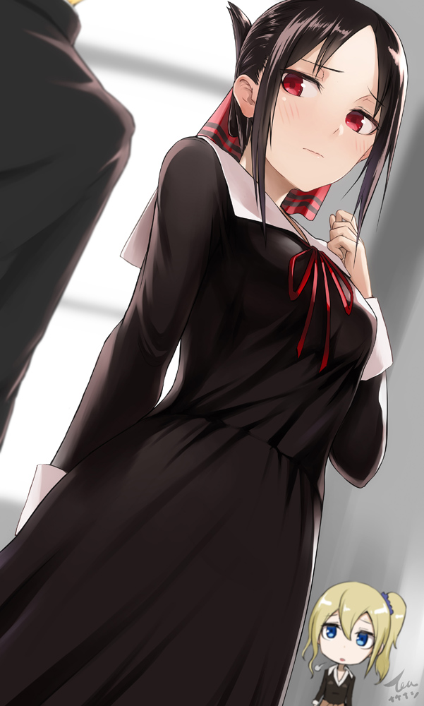 shinomiya kaguya, hayasaka ai, and shirogane miyuki (kaguya-sama wa kokurasetai ~tensai-tachi no renai zunousen~) drawn by tea_(nakenashi)