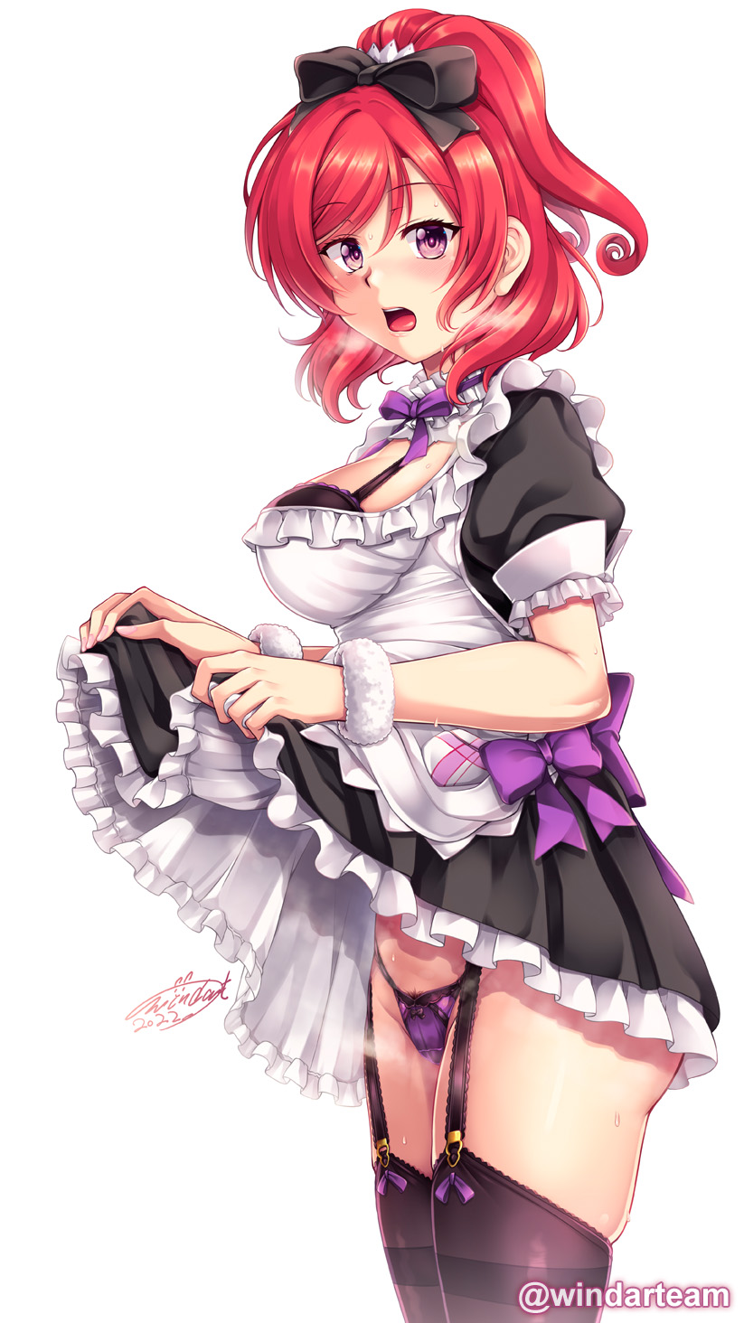 nishikino maki (love live! and 1 more) drawn by windart