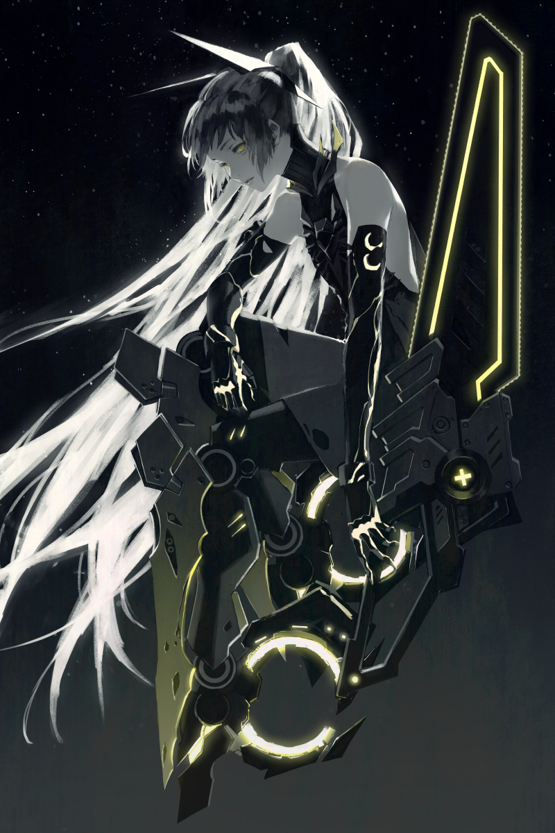 nanami and nanami: pulse (punishing: gray raven) drawn by yoshi_(houndbell)
