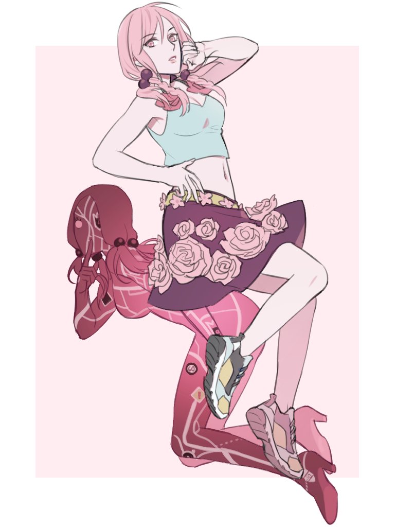 hirose yasuho and paisley park (jojo no kimyou na bouken and 1 more) drawn by reammara