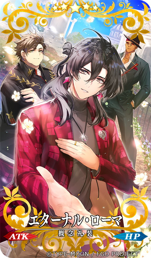 constantine xi, romulus, and gaius julius caesar (fate and 1 more) drawn by matori_(penguin_batake)