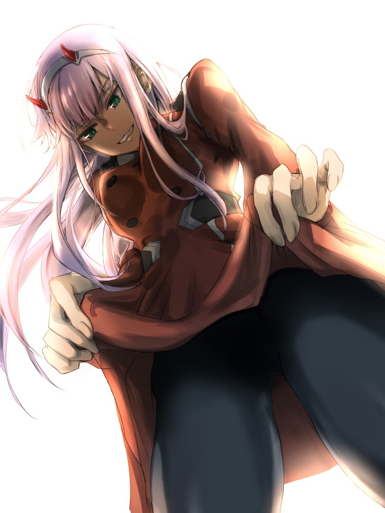 zero two (darling in the franxx) drawn by herozu_(xxhrd)