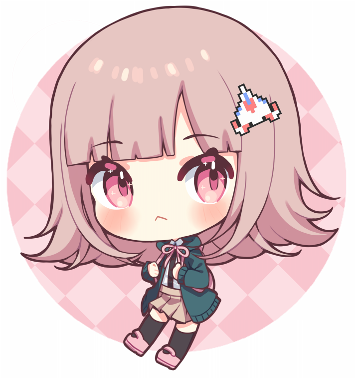 nanami chiaki (danganronpa and 1 more) drawn by watashishi