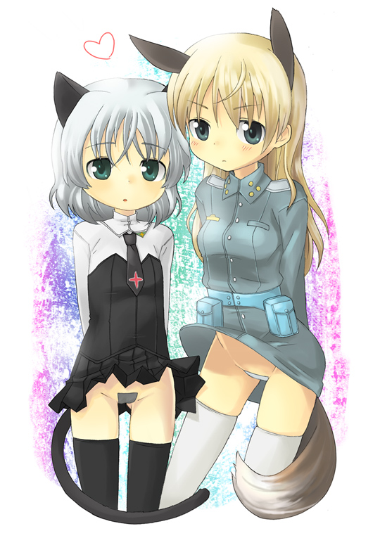 sanya v. litvyak and eila ilmatar juutilainen (world witches series and 1 more) drawn by ogata_zen