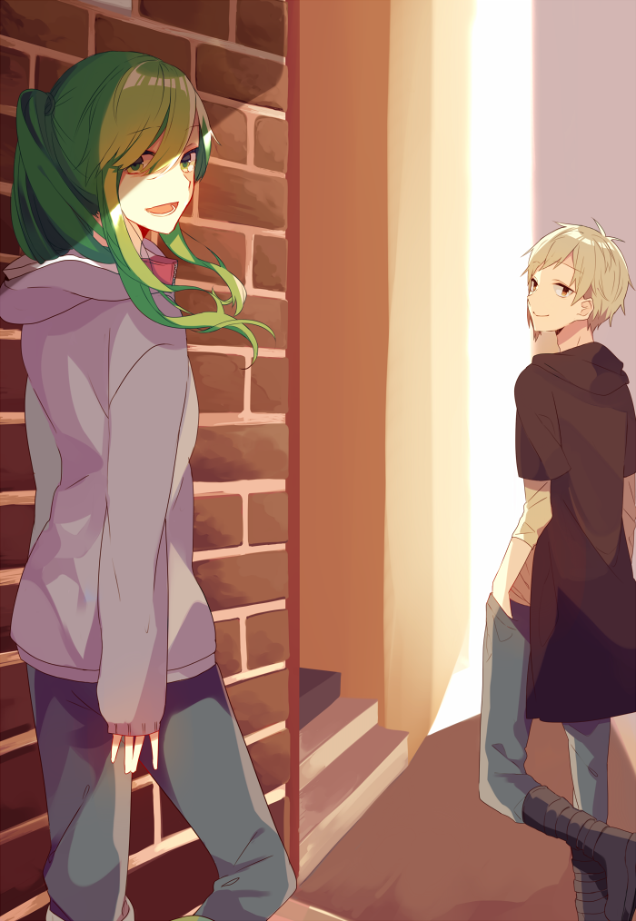 kido tsubomi and kano shuuya (kagerou project) drawn by yamori_shiki