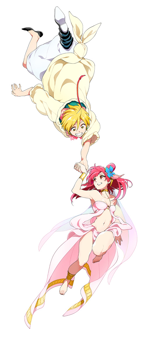 morgiana and alibaba saluja (magi the labyrinth of magic) drawn by dalc_rose