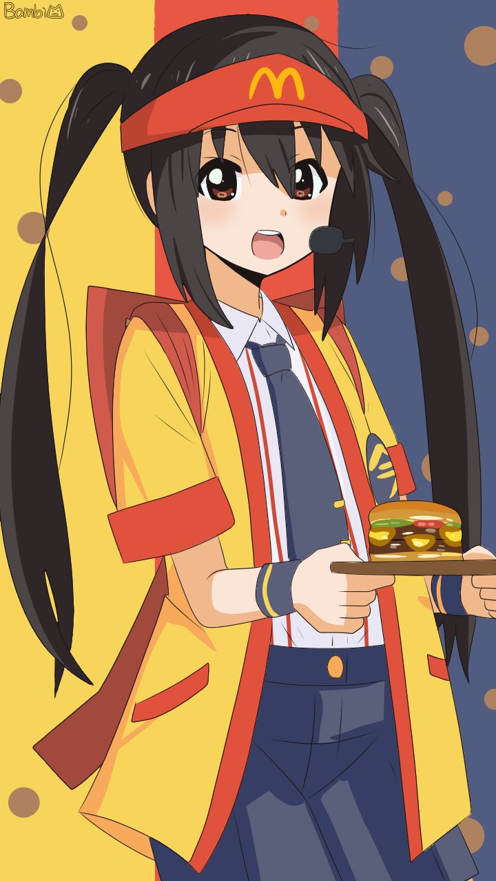 nakano azusa and imadake dabuchi tabemi (k-on! and 1 more) drawn by bambi2000line