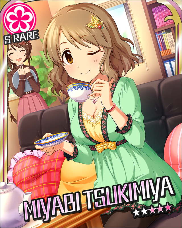tsukimiya miyabi and aihara yukino (idolmaster and 1 more)