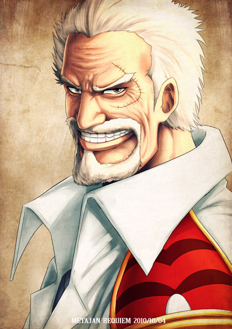 monkey d. garp (one piece) drawn by k-suwabe